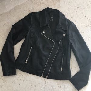 Faux Leather Jacket